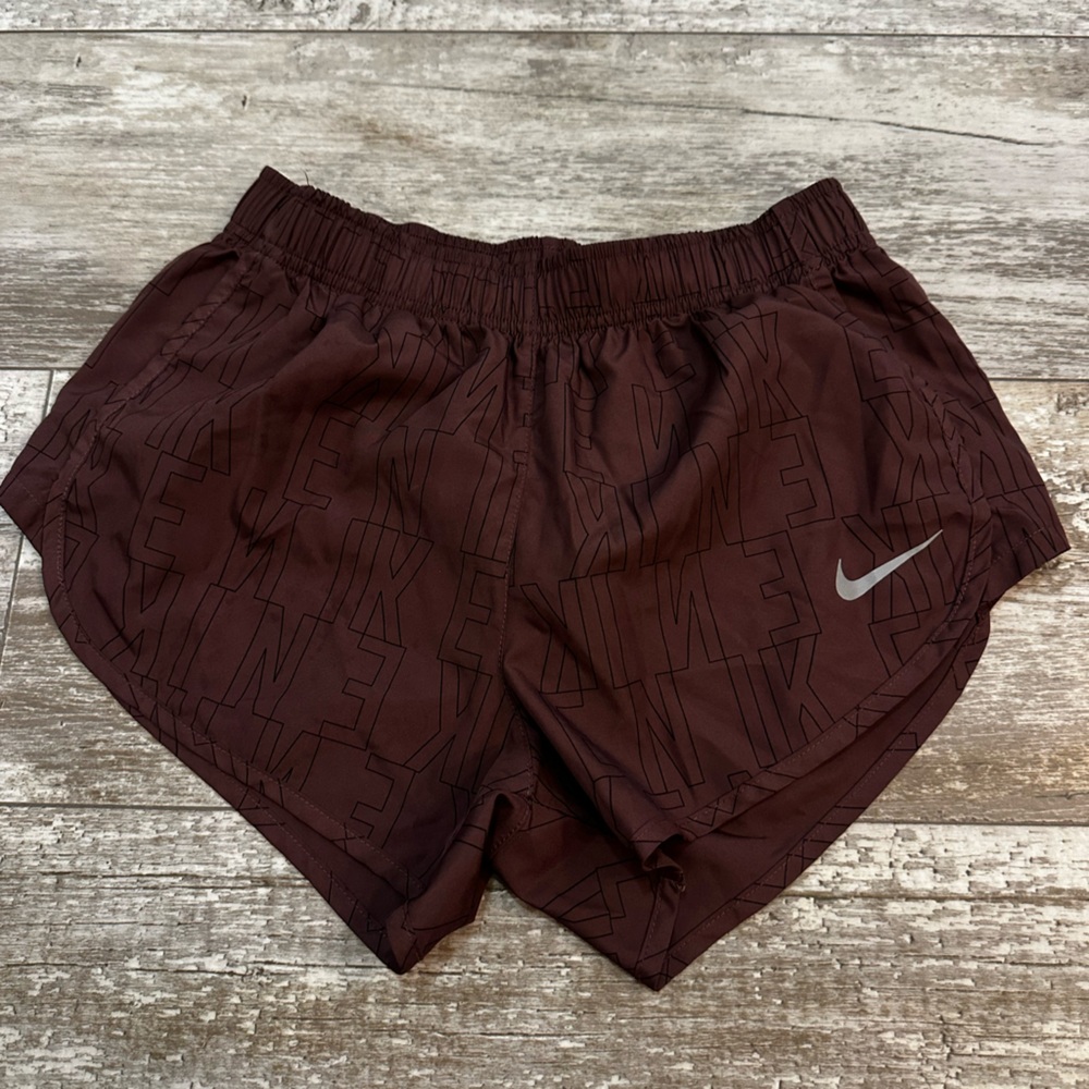 Nike Women's Athletic Shorts in Burgundy